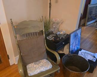 Rocking chair Heisey glass