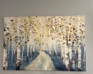Tree canvas painting 