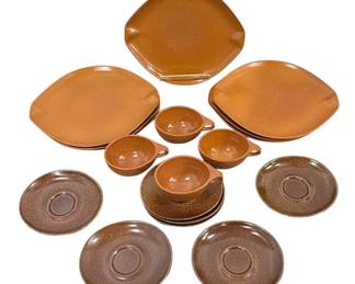 Collection of BEN SEIBEL (American, 1918-1985) for RAYMOR ROSEVILLE Dinnerware, 18 Pcs.