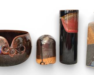 Collection Vintage Studio Pottery Vases