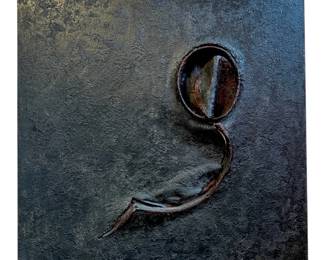 An Abstract Brutalist Papier Mache Work, EICH