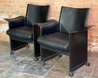 TITO AGNOLI "Korium" Chair for MATTEOGRASSI, Pair