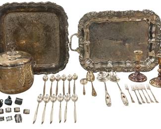 Collection of Silverplate Serveware
