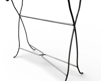 Wrought Iron and Brass Quilt Stand