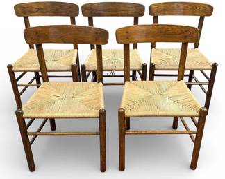 BORG MOGENSEN (Danish, 1914-1972) J39 Dining Chairs 