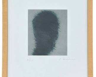 ARNULF RAINER (Austrian, 1929-2025) "Hinterkopf" Color Etching 