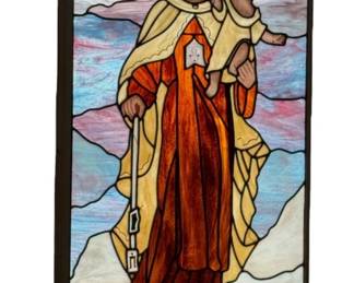 " Our Lady of Mount Carmel / Virgin Mary Stained Glass Window"