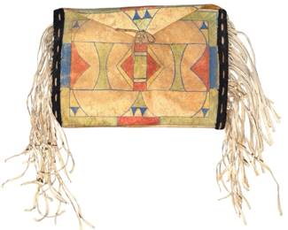 Native American Parfleche Raw Hide Envelope 