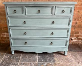 Petite Blue Chest of Drawers / Console