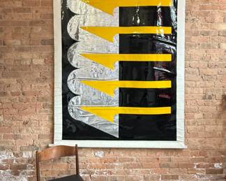 Wall Sized Modernist Vinyl Tapestry 