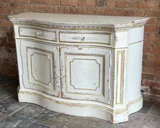 Contemporary French White Console Dresser 