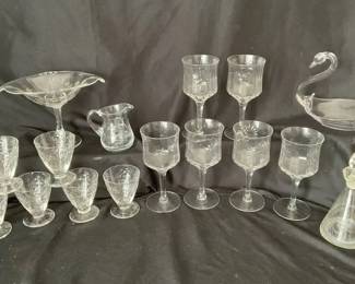 Etched Glass Collection