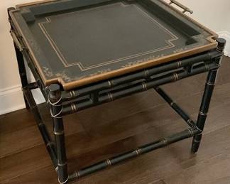  04 Chinoiserie Style Removable Tray Table 