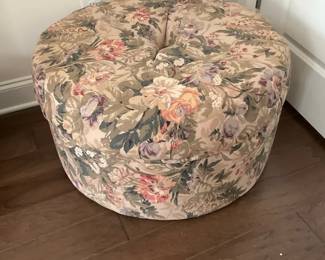 Floral Designed Ottoman