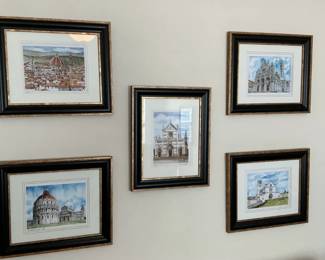 Framed Italian Artwork