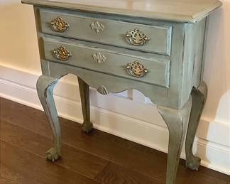 Small Green Side Table