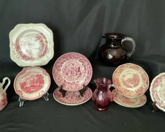 Red And White Collectibles 