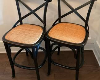 Two Barstools By Ballard Designs