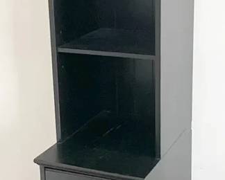 Tall Black Shelving By Ballard Designs