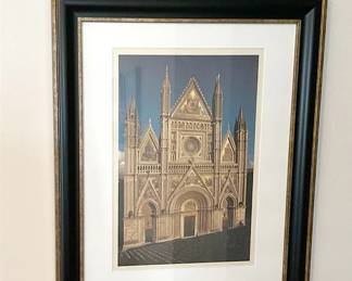 Print Of The Orvieto Cathedral