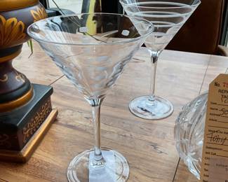 Mikasa Cheers collection martini glasses (set of 4) $100 + tax
