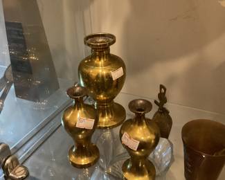Brass candle sticks 