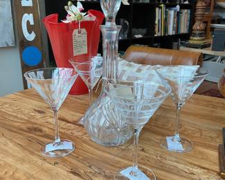 Mikasa Cheers collection martini glasses (set of 4) $100 + tax