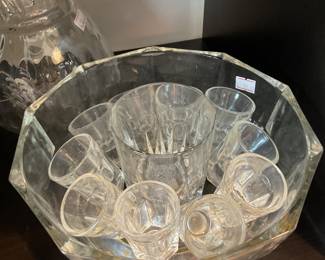 Set of vintage shot glasses