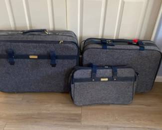 Three Piece Set Of Samsonite Luggage
