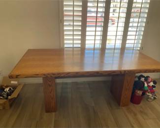 Handcrafted Parsonsstyle Dining Table