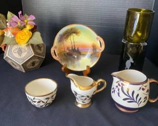 Pretty Noritake, Landcaster  Sandland Sugar  Creamer And More