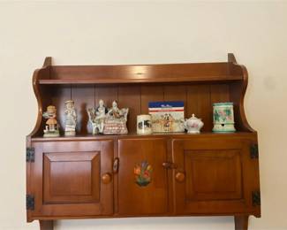 Sweet Hanging Cabinet And Some Decor Pieces