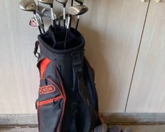 Golf Bag And Clubs