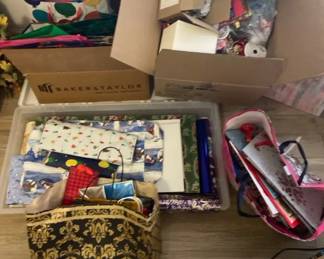 A Few Collectible Ornaments And Lots Of Wrapping