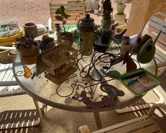 Table Top Of Treasures With A Garden Groove 