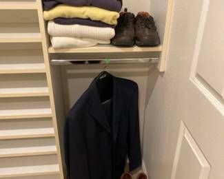 Italian 100 Wool Mens Suit, Sweaters  Shoes