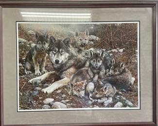 Carl Brenders  Den Mother Wolf Family 