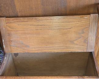 Storage on Hall Tree