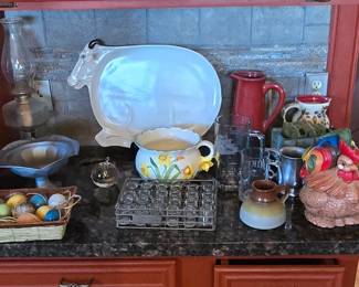 Vintage Home Decor and Glass