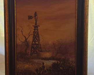 Windmill Painting by 