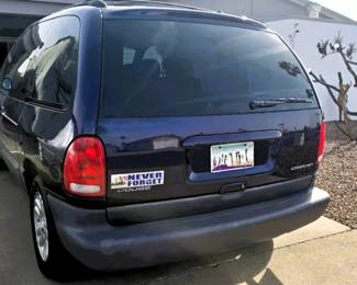 DODGE CARAVAN-7 PASSENGER VAN FOR SALE. PLACE BID AT REGISTER. INTERIOR BEAUTIFUL. ONLY $134K MILES