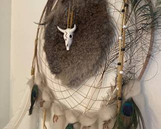 Native American-style dreamcatcher 