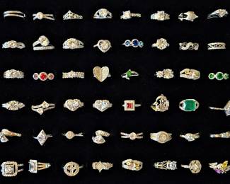 THERE IS A LOT MORE JEWELRY NOT IN THE PHOTOS. WE HAVE SILVER AND COSTUME JEWELRY.