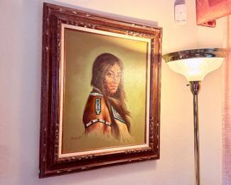 native american women painting 