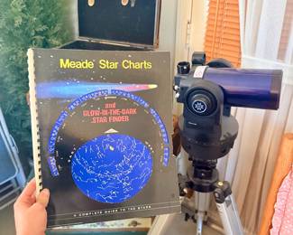 meade star charts and telescope 