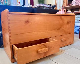 wooden storage box