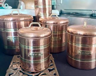 tin jar set