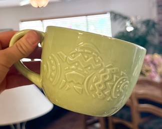 yellow tea cup 