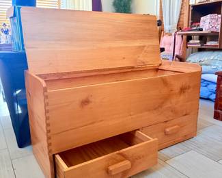 wooden storage box