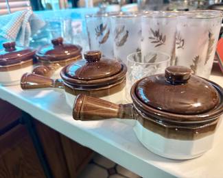 vintage ceramic soup crocks 